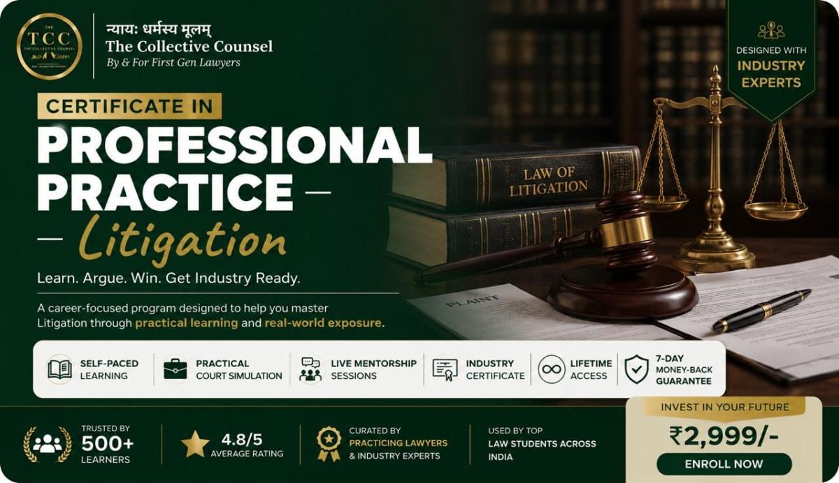 Certificate in Professional Practice - Litigation
