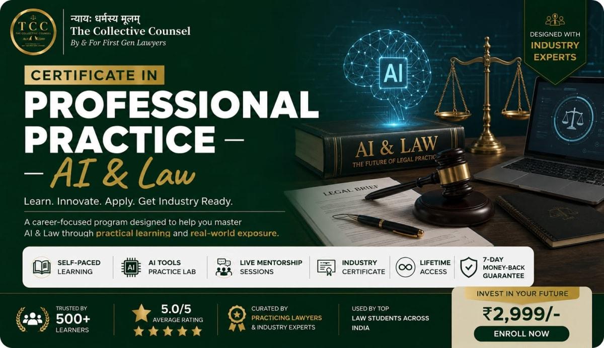 Certificate in Professional Practice - AI & Law